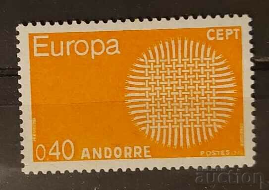 Γαλλική Ανδόρα 1970 Ευρώπη CEPT MNH