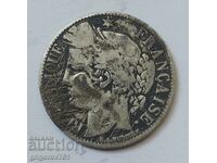 1 франк сребро Франция 1872 A -  сребърна монета №47