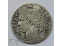 1 франк сребро Франция 1872 A -  сребърна монета №51