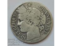 1 Franc Silver France 1872 A - Silver Coin #52