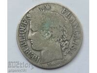 Ασήμι 1 φράγκου Γαλλία 1872 A- Ασημένιο νόμισμα #56