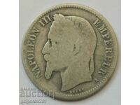 1 франк сребро Франция 1867 -  сребърна монета №57
