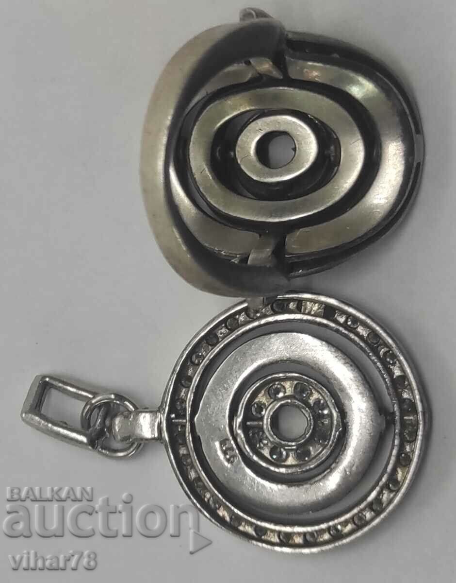 beautiful Bulgari silver ring and pendant set - 7 beautiful Bulgari silver ring and pendant set - 7