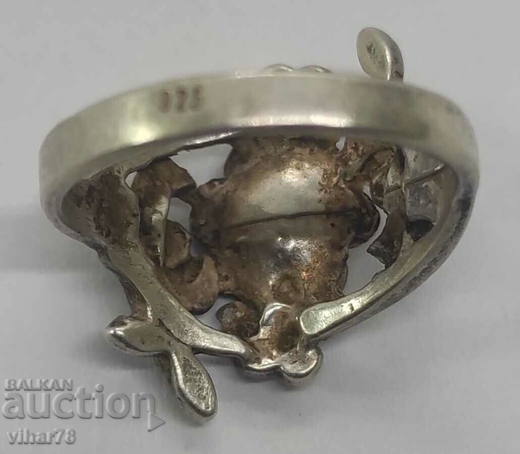 VERY BEAUTIFUL SILVER RING - 6