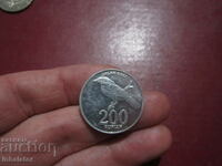 200 rupii Indonezia 2003 Aluminiu