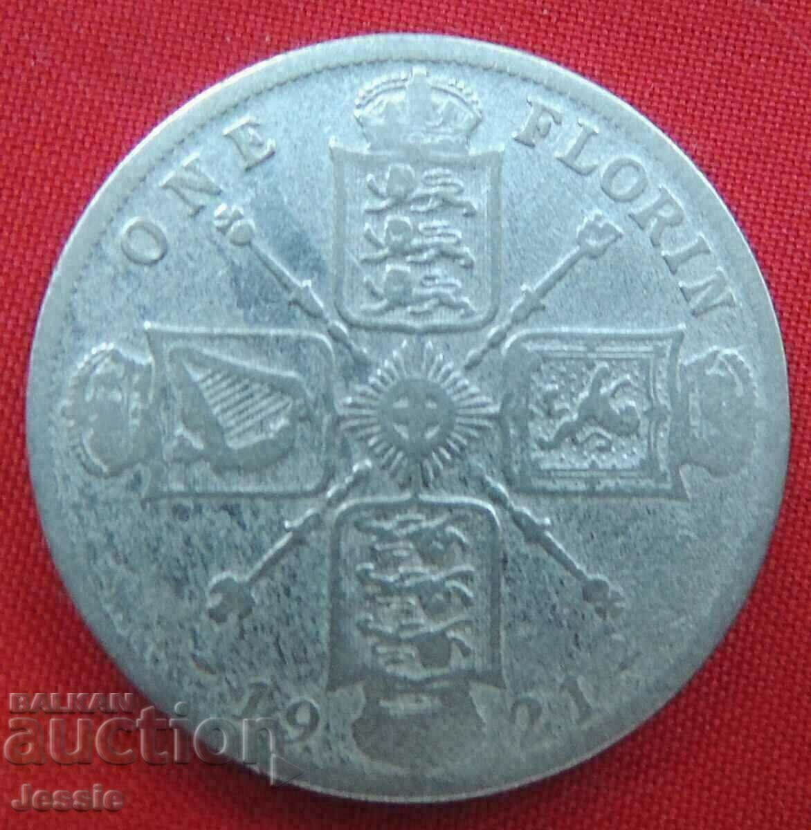 1 Florin 1921 Great Britain George V