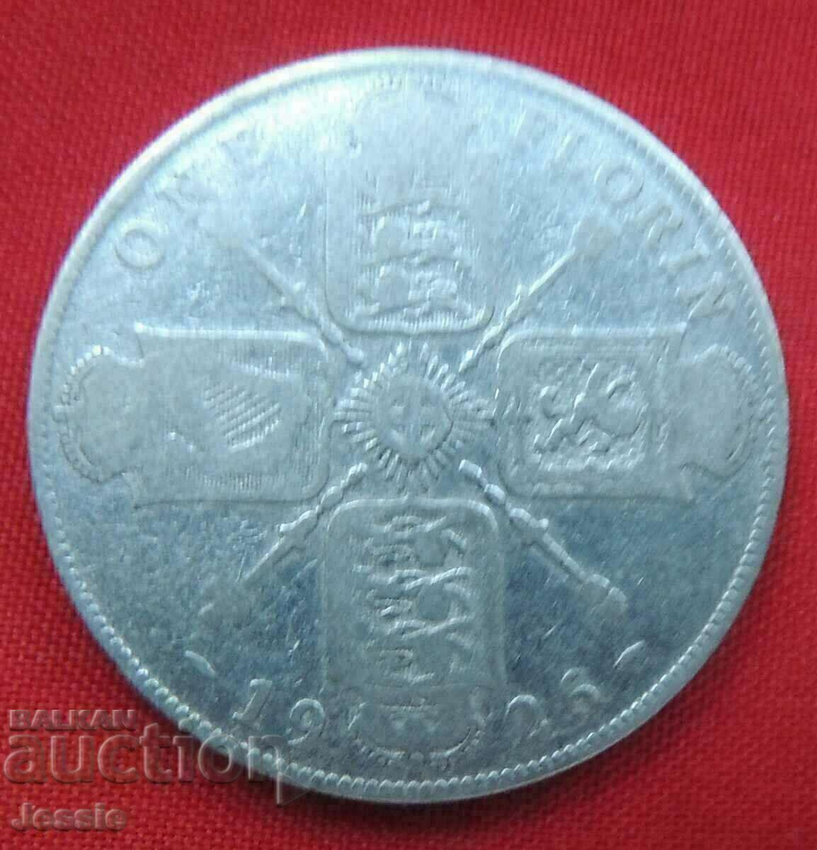 1 Florin 1926 Great Britain George V 1 Florin 1926 Great Britain George V