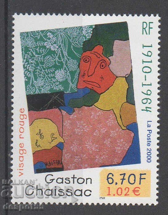 2000. Γαλλία. 90 χρόνια από τη γέννηση του Gaston Chaissac.