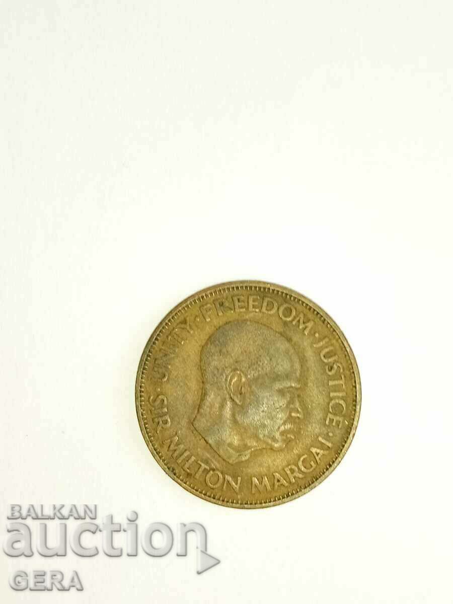 Монета 1 цент Сиера Леоне