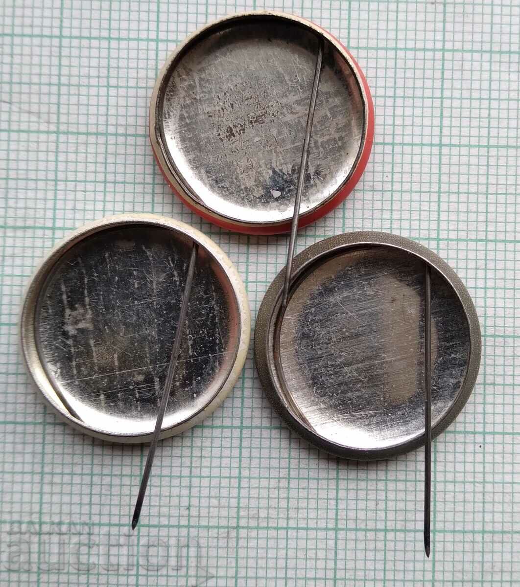 Auction 12004 Badge - Tallinn - LOT 3 pcs Auction 12004 Badge - Tallinn - LOT 3 pcs