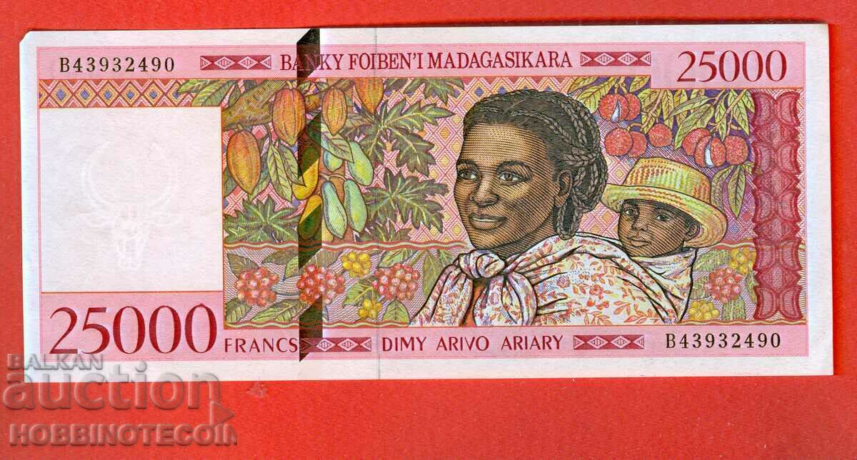 MADAGASCAR MADAGACAR 25000 25 000 issue issue 1998 NEW UNC