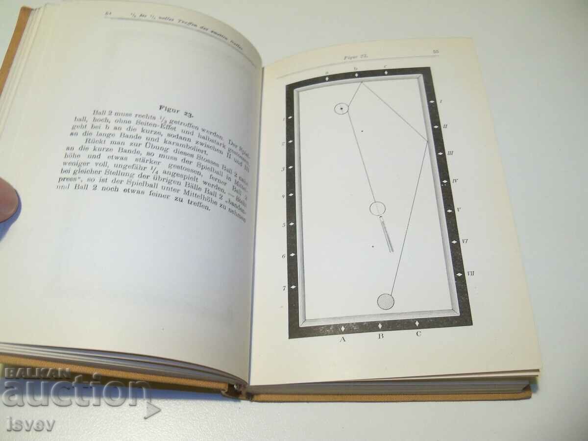 An old German billiards study book from 1925. - 5