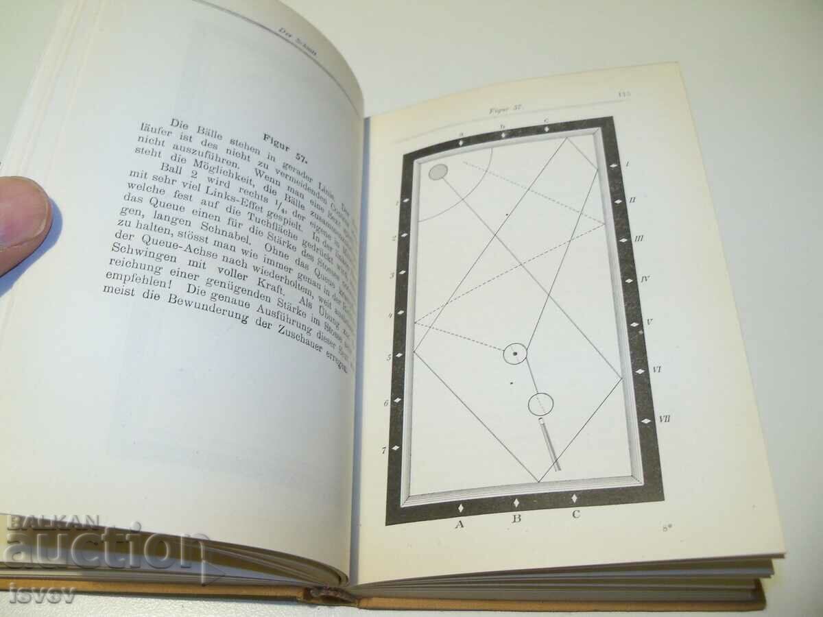 An old German billiards study book from 1925. - 6