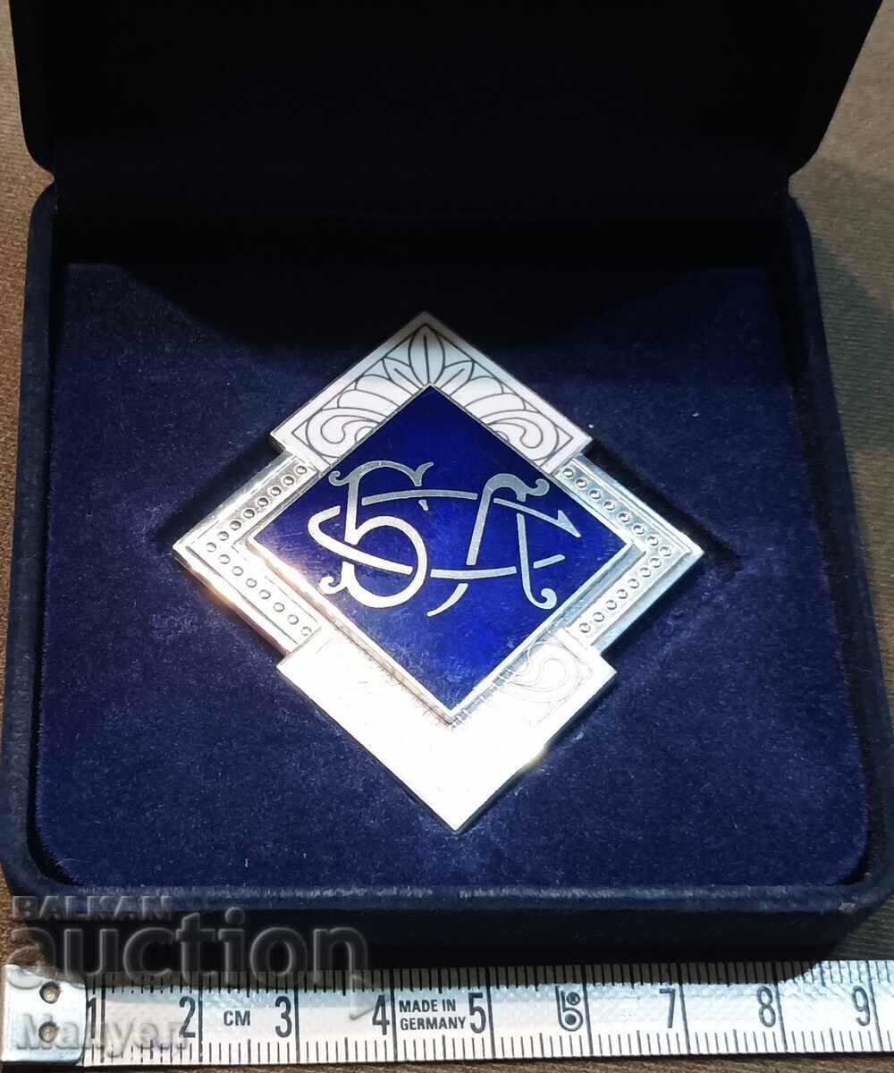 Badge of honor (plaque) of the Bulgarian Medical Union. - 5