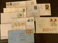 Traveled envelopes - GFR - 11 pieces