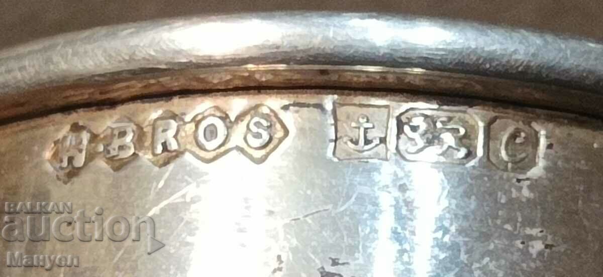 Silver ring, napkin holder. - 5