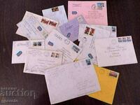 Traveled envelopes - USA - 14 pieces