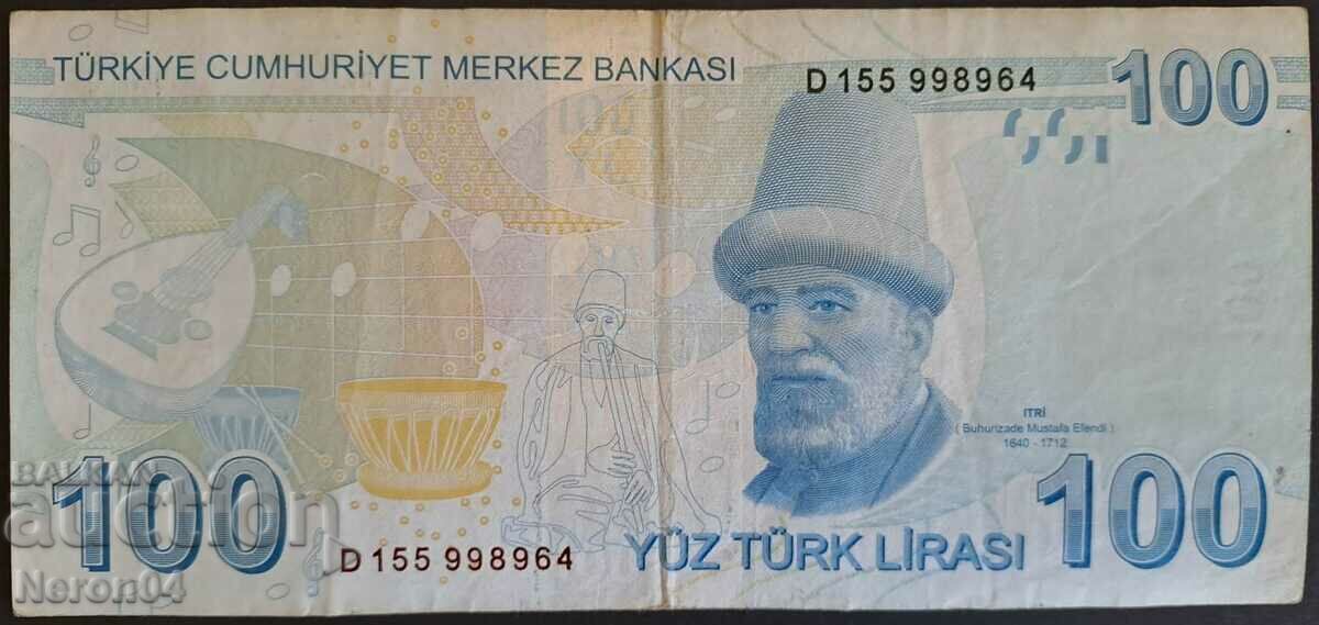 100 Lira 2009, Turkey
