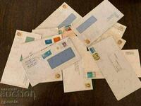 Traveled envelopes - Netherlands - 12 pieces