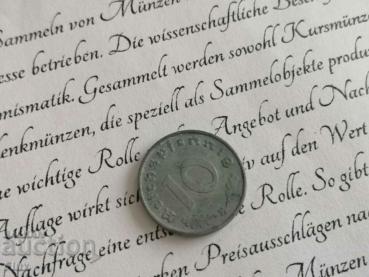 Moneda Reich - Germania - 10 Pfennig | 1940; seria E