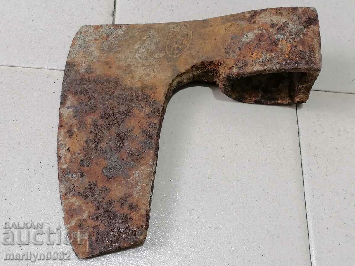 Auction An old ax shaft tool wrought iron Auction An old ax shaft tool wrought iron