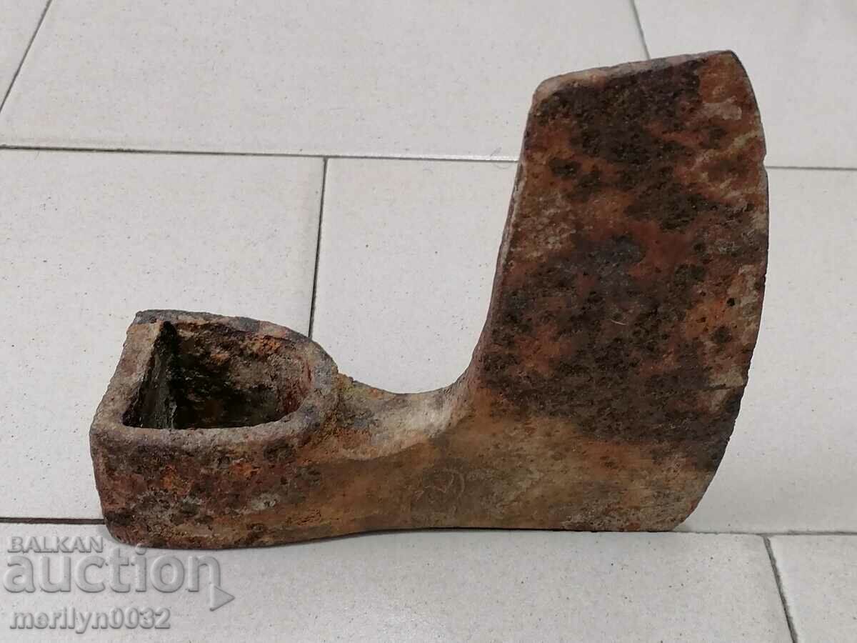 An old ax shaft tool wrought iron - 5 An old ax shaft tool wrought iron - 5