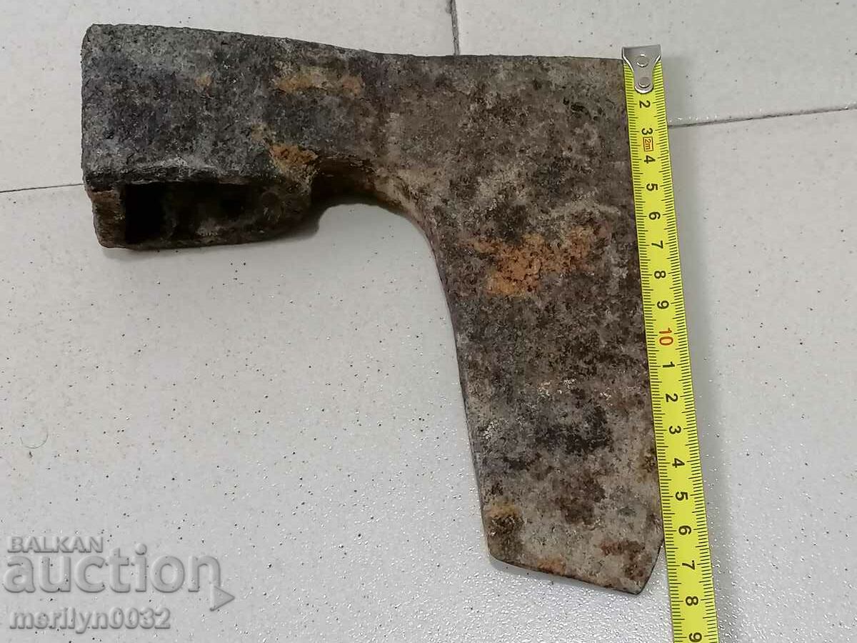 An old ax shaft tool wrought iron - 7 An old ax shaft tool wrought iron - 7