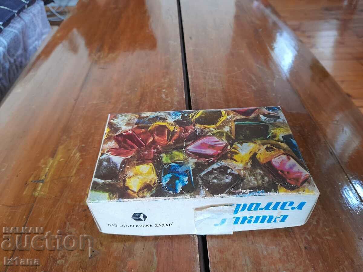 An old box of Caramel Lacta candies with price 16.00 BGN | € 8.18 An old box of Caramel Lacta candies with price 16.00 BGN | € 8.18