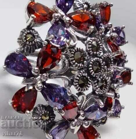 Silver Ring with Zirconia - 6 Silver Ring with Zirconia - 6