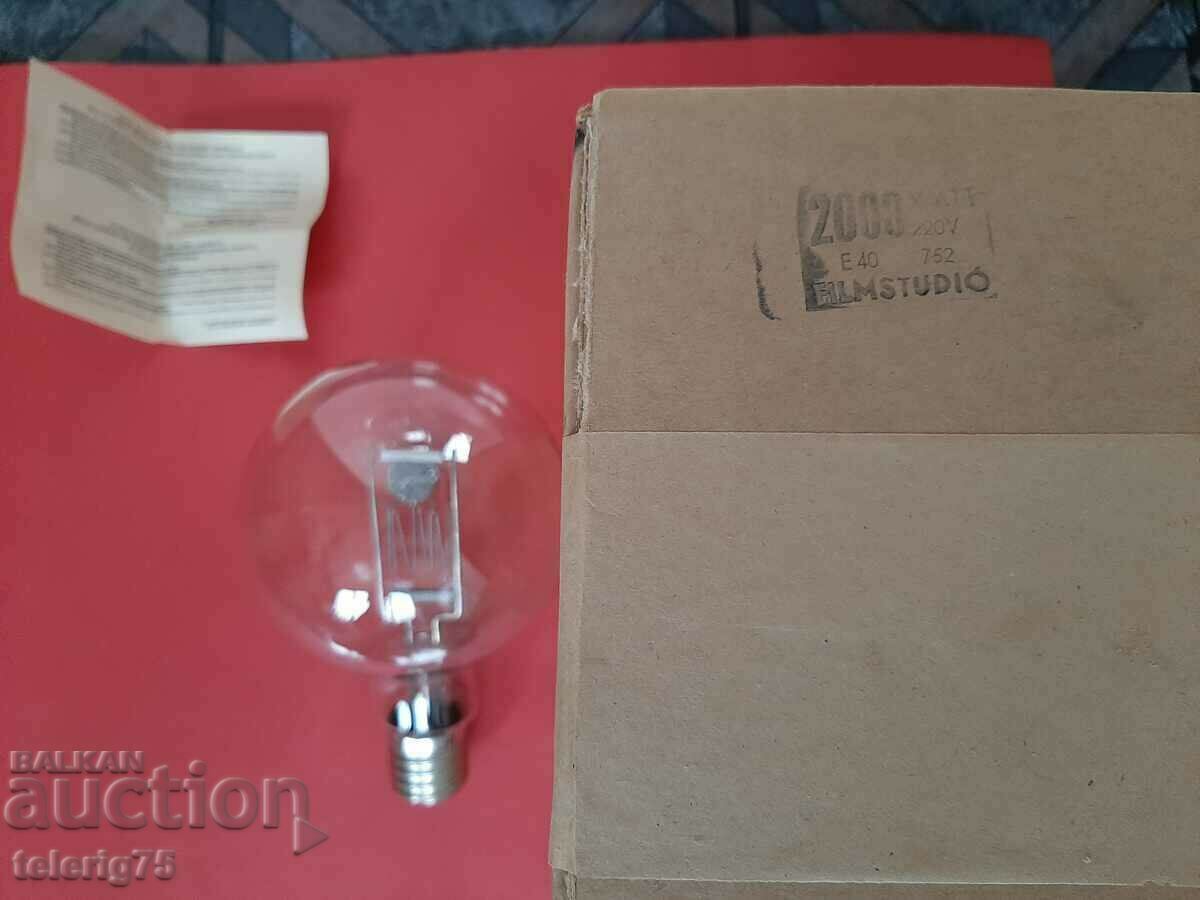 Auction Powerful Stage Halogen Lamp TUNGSRAM Filmstudio-2000W Auction Powerful Stage Halogen Lamp TUNGSRAM Filmstudio-2000W