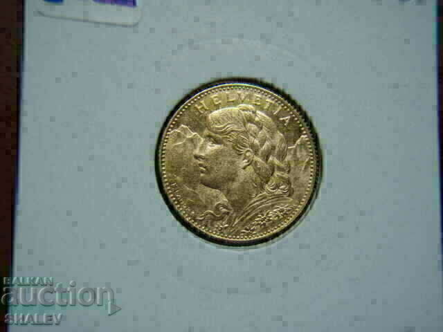 10 Francs 1915 Switzerland (Switzerland) - AU/Unc (gold) - 7 10 Francs 1915 Switzerland (Switzerland) - AU/Unc (gold) - 7