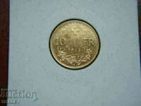 10 Francs 1915 Switzerland (1) - AU/Unc (gold)