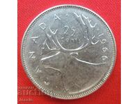 25 цента 1966 Канада