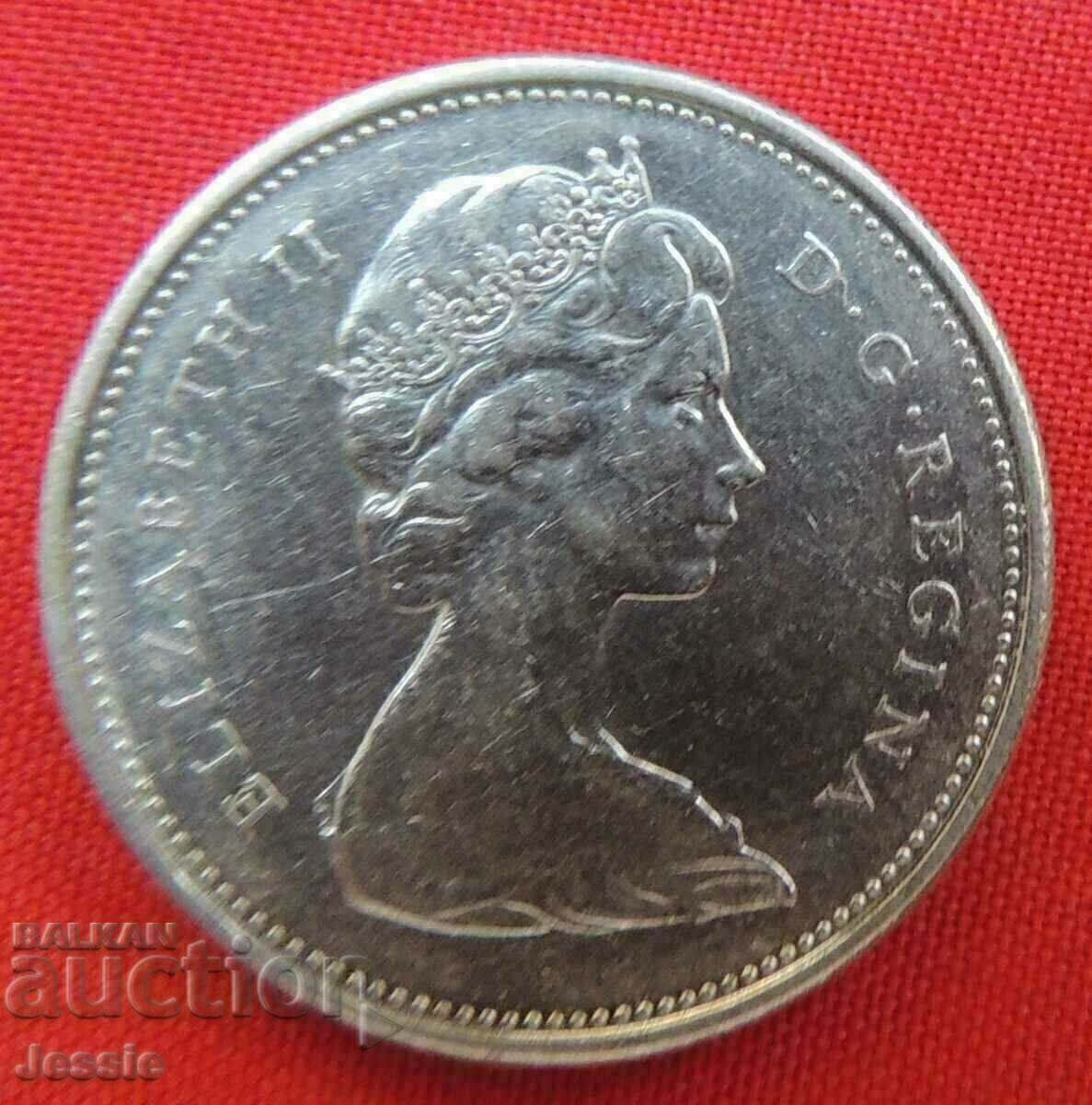 25 cents 1968 Canada with price 15.50 BGN | € 7.93 25 cents 1968 Canada with price 15.50 BGN | € 7.93