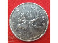 25 σεντς 1968 Καναδάς
