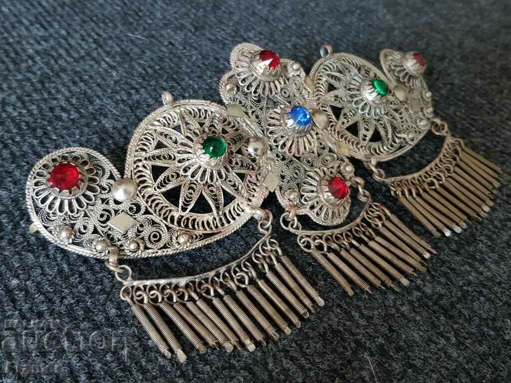 Auction Vazrozhdenski Silver pafts costumes pafta FILIGRAN perfect Auction Vazrozhdenski Silver pafts costumes pafta FILIGRAN perfect