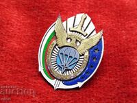 AIR FORCE PARACHUTE BADGE, BULGARIAN PARACHUTE TROOPS, NATO, badge