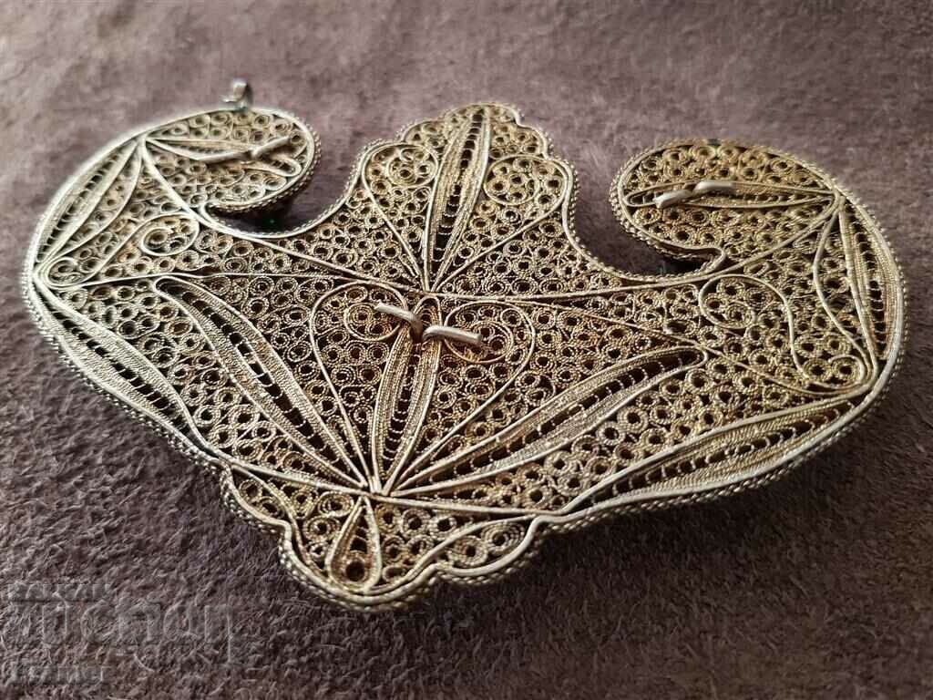 Vazrozhdensky Silver KUSTEK MEDALLION FILIGRAN pafti - 6 Vazrozhdensky Silver KUSTEK MEDALLION FILIGRAN pafti - 6