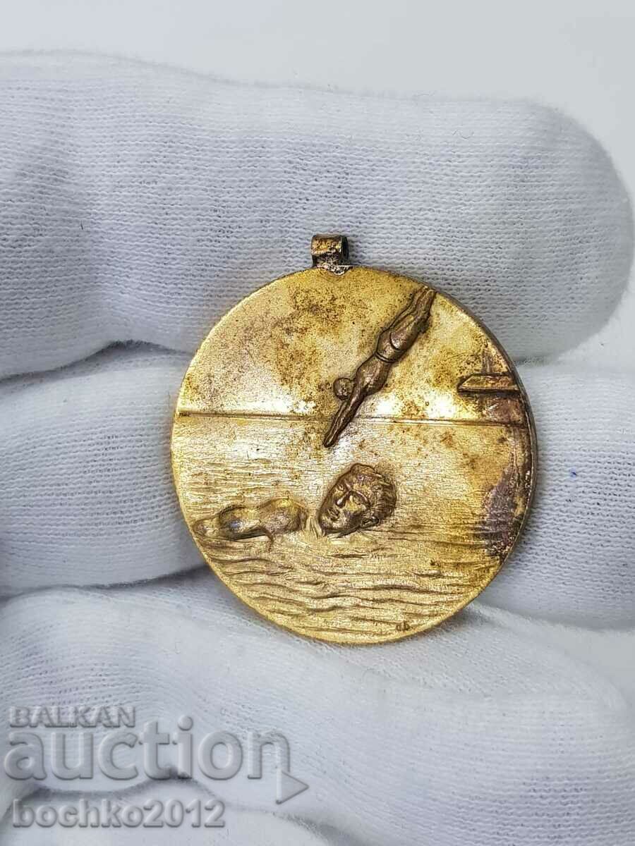 Рядък царски медал Народен Морски Сговор 1920 г. - 6 Рядък царски медал Народен Морски Сговор 1920 г. - 6