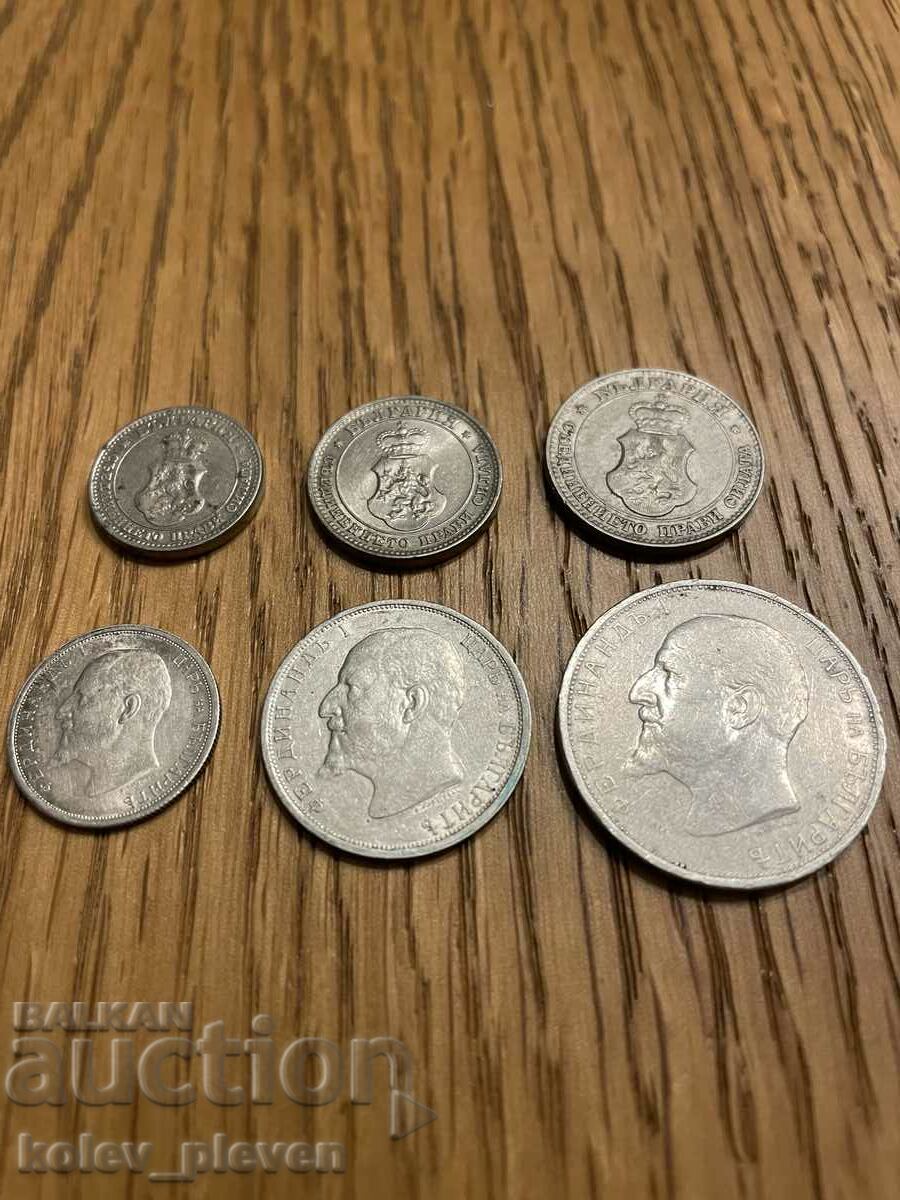 Delivery of 5, 10, 20, 50 cents, 1 and 2 BGN 1912 Delivery of 5, 10, 20, 50 cents, 1 and 2 BGN 1912