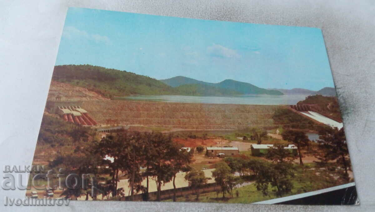 Postcard Ghana Akosombo Dam