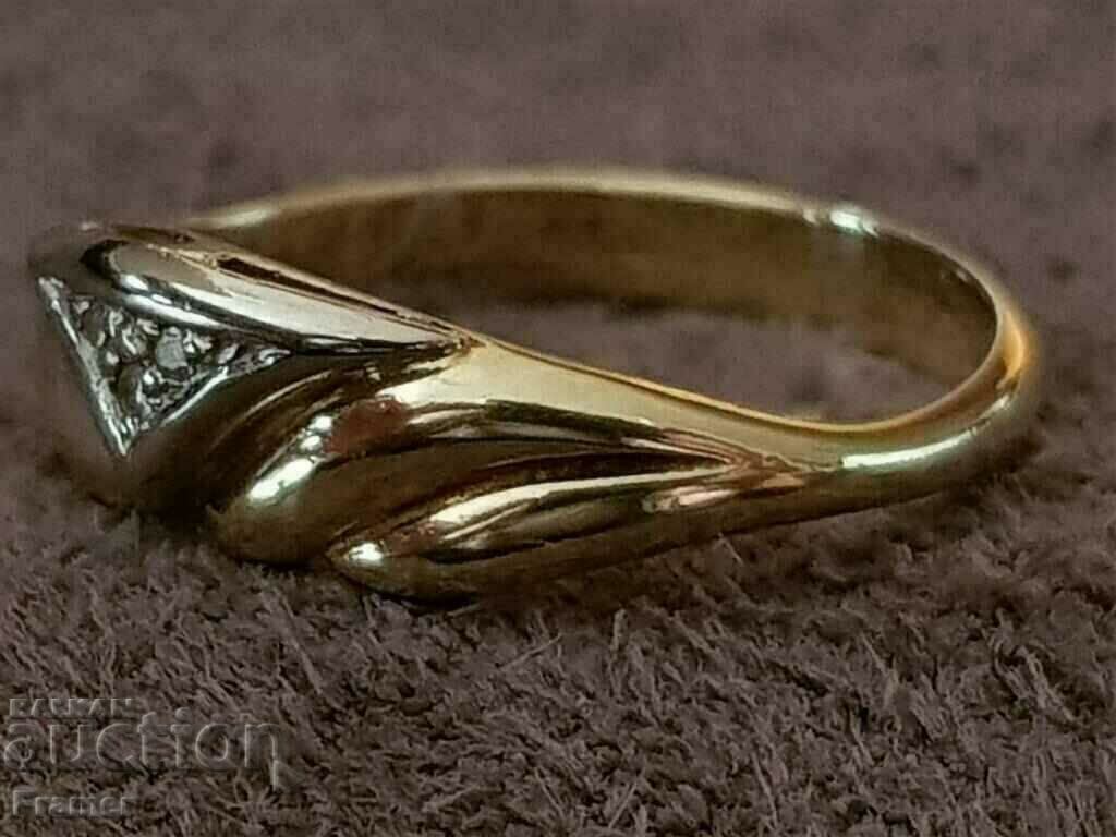 Stylish ring GOLD 14 carat diamonds DIAMONDS gold - 5 Stylish ring GOLD 14 carat diamonds DIAMONDS gold - 5