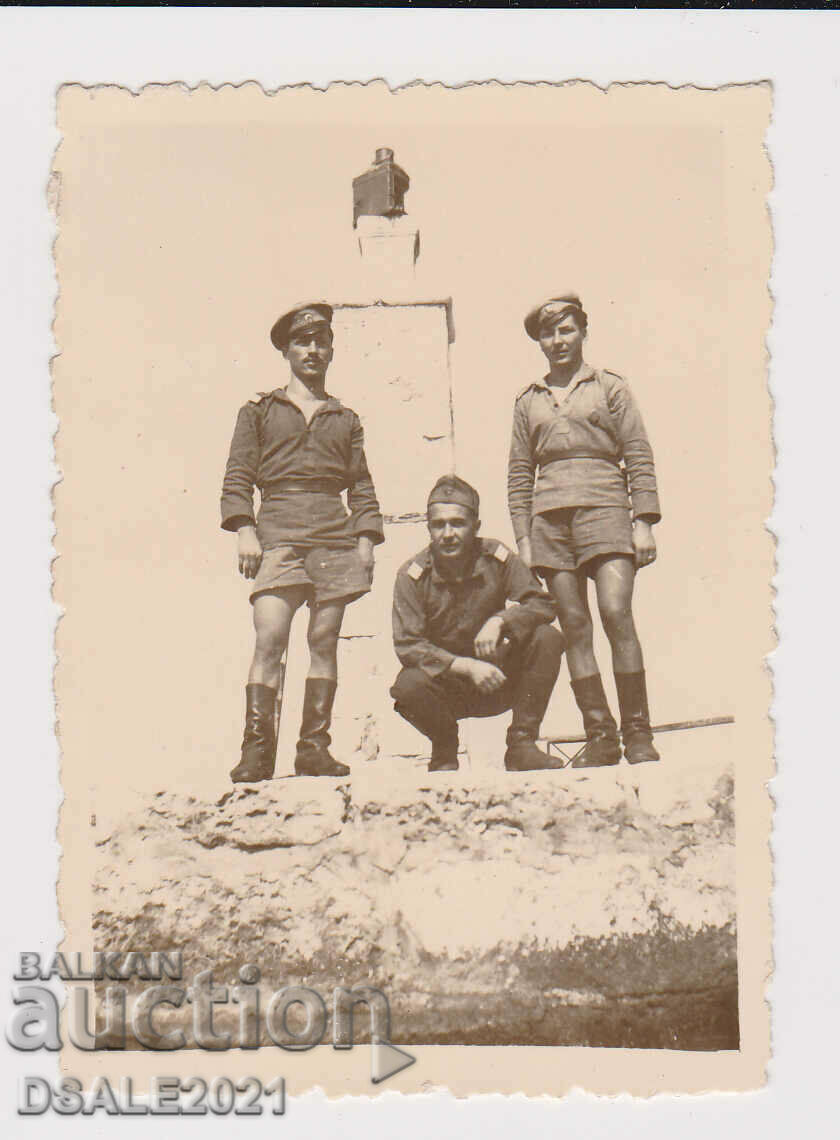 Primul Război Mondial Bulgaria ocupație Grecia KSANTI foto soldați 6x8.5cm.
