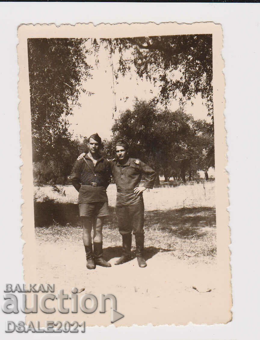 WWI Bulgaria occupation Greece KSANTI photo soldiers 5.8x8.5cm