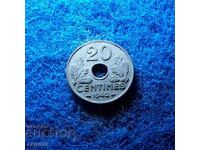 20 cents France 1942-occupation