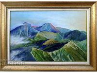 Βουνό Πίριν, Vihren και Cutelo την αυγή, ζωγραφική