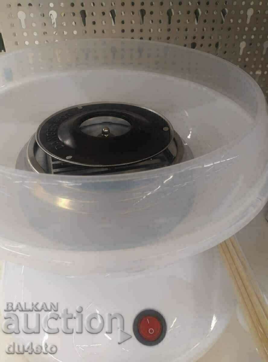 Machine device for cotton candy diameter 25 cm. 550 W and 10 rod with price 65.00 BGN | € 33.23 Machine device for cotton candy diameter 25 cm. 550 W and 10 rod with price 65.00 BGN | € 33.23