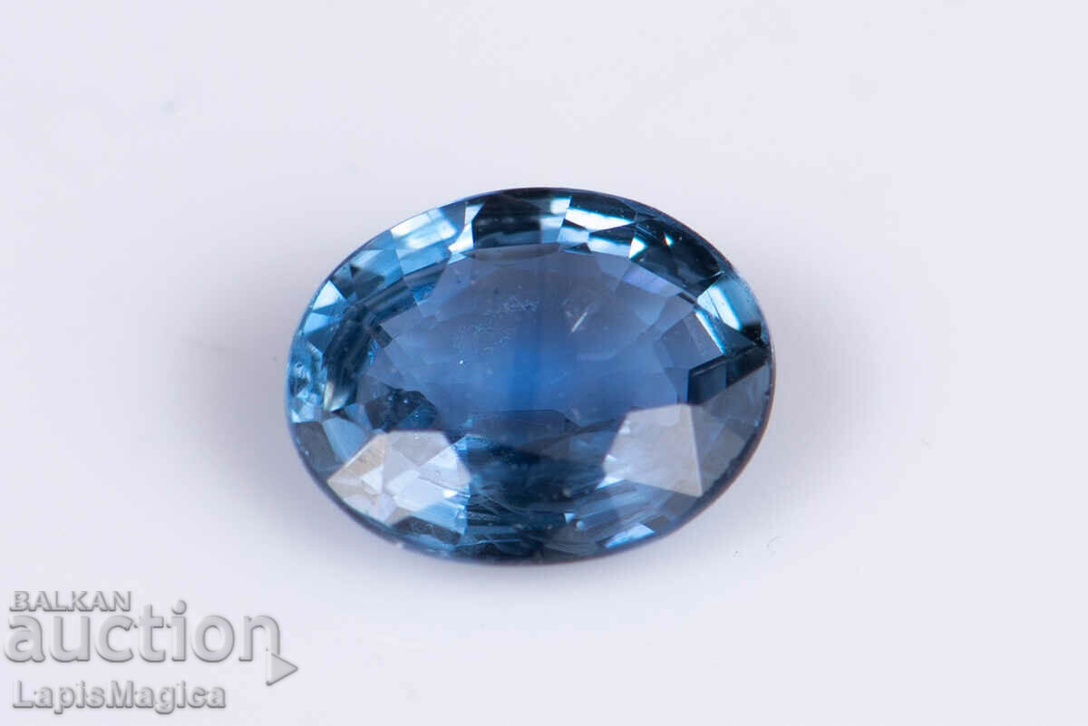 Blue sapphire 0.51ct only heated oval cut