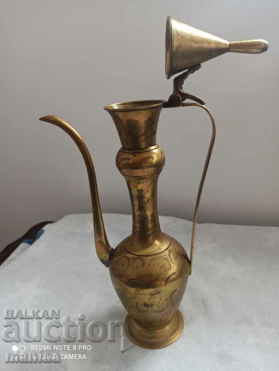 Old bronze Ottoman kettle