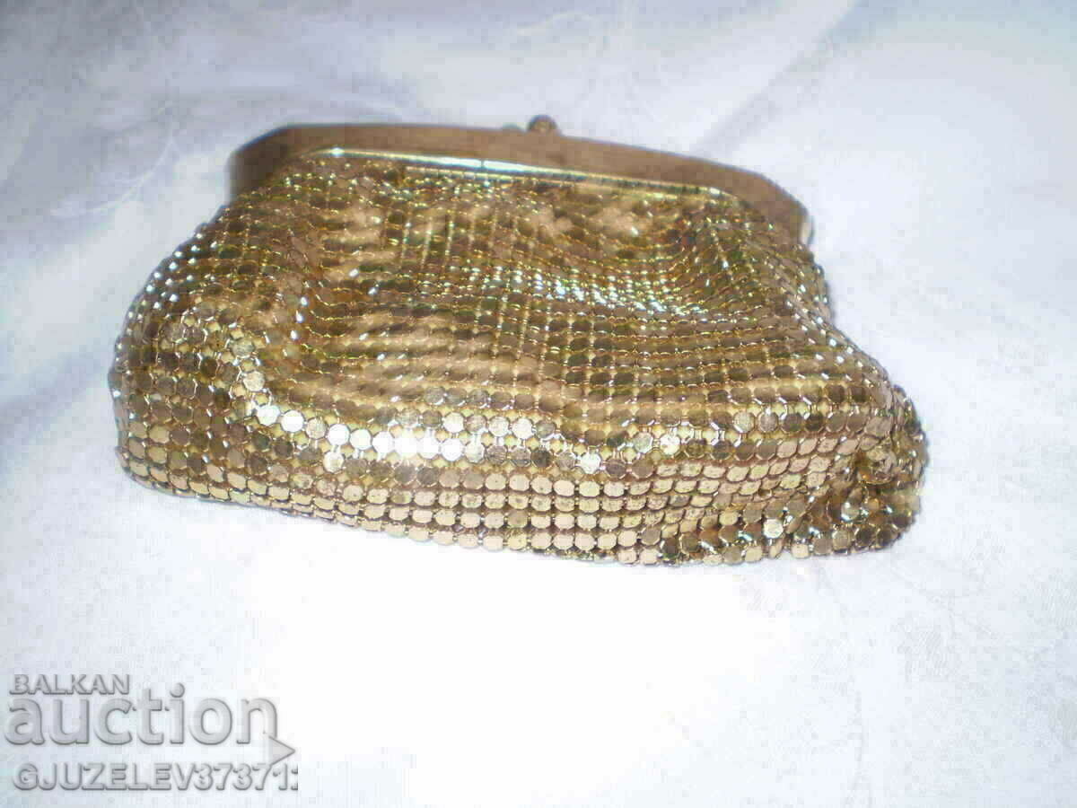 Vintage elegant purse brass yellow metal - 6 Vintage elegant purse brass yellow metal - 6